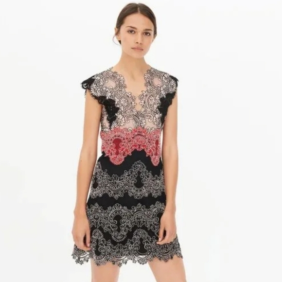 Sandro Isobel Lace Dress 1 NWT - Picture 1 of 5